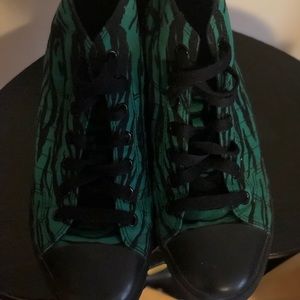 Green & Black Striped Jeremy Scott Adidas